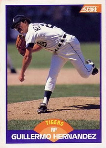 #275 Guillermo Hernandez - Detroit Tigers - 1989 Score Baseball