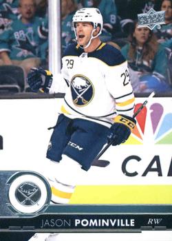 #275 Jason Pominville - Buffalo Sabres - 2017-18 Upper Deck Hockey