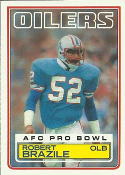 #275 Robert Brazile - Houston Oilers - 1983 Topps Football