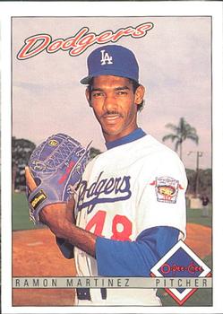 #275 Ramon Martinez - Los Angeles Dodgers - 1993 O-Pee-Chee Baseball