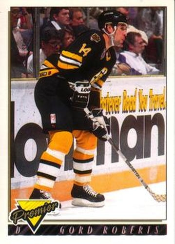 #275 Gordie Roberts - Boston Bruins - 1993-94 O-Pee-Chee Premier Hockey