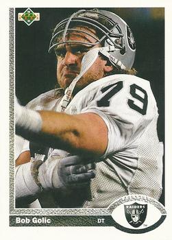 #275 Bob Golic - Los Angeles Raiders - 1991 Upper Deck Football