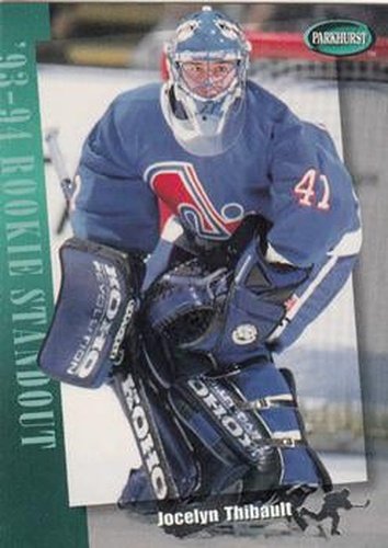 #275 Jocelyn Thibault - Quebec Nordiques - 1994-95 Parkhurst Hockey