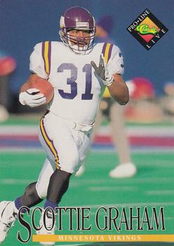 #275 Scottie Graham - Minnesota Vikings - 1994 Pro Line Live Football