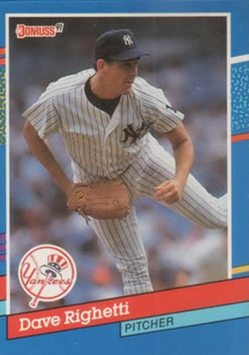#275 Dave Righetti - New York Yankees - 1991 Donruss Baseball