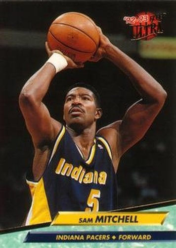 #275 Sam Mitchell - Indiana Pacers - 1992-93 Ultra Basketball