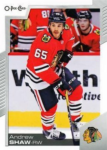 #275 Andrew Shaw - Chicago Blackhawks - 2020-21 O-Pee-Chee Hockey