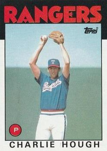 #275 Charlie Hough - Texas Rangers - 1986 Topps Baseball