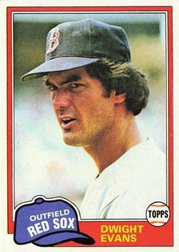 #275 Dwight Evans - Boston Red Sox - 1981 Topps Baseball