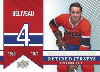 #275 Jean Beliveau - Montreal Canadiens - 2008-09 Upper Deck Montreal Canadiens Centennial Hockey