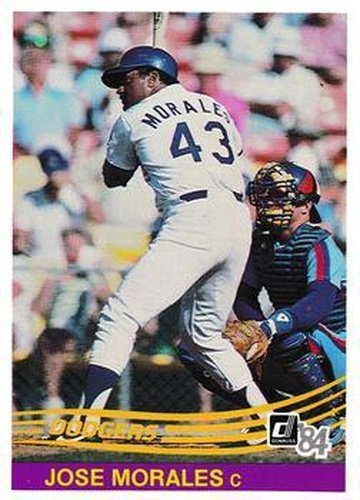 #275 Jose Morales - Los Angeles Dodgers - 1984 Donruss Baseball