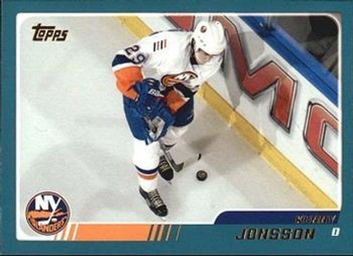 #275 Kenny Jonsson - New York Islanders - 2003-04 Topps Hockey