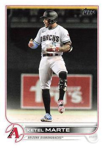 #275 Ketel Marte - Arizona Diamondbacks - 2022 Topps Baseball