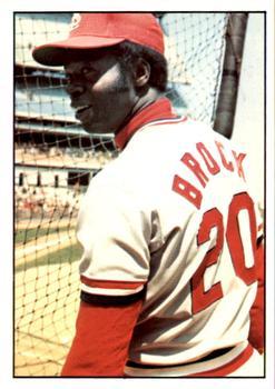 #275 Lou Brock - St. Louis Cardinals - 1976 SSPC Baseball