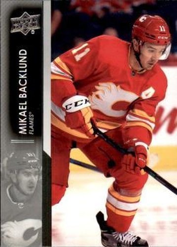 #275 Mikael Backlund - Calgary Flames - 2021-22 Upper Deck Hockey