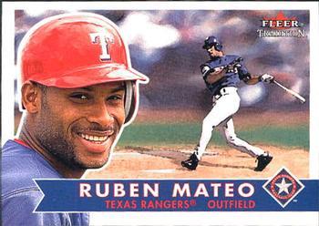 #275 Ruben Mateo - Texas Rangers - 2001 Fleer Tradition Baseball