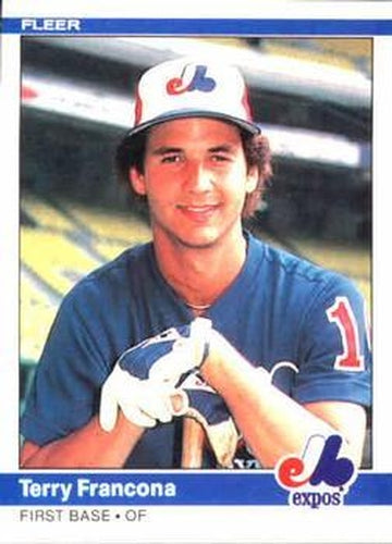 #275 Terry Francona - Montreal Expos - 1984 Fleer Baseball