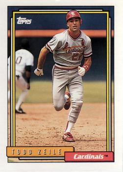 #275 Todd Zeile - St. Louis Cardinals - 1992 Topps Baseball