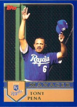 #275 Tony Pena - Kansas City Royals - 2003 Topps Baseball