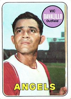 #275 Vic Davalillo - California Angels - 1969 Topps Baseball