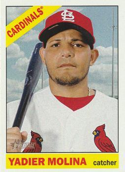 #275 Yadier Molina - St. Louis Cardinals - 2015 Topps Heritage Baseball