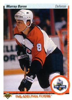 #275 Murray Baron - Philadelphia Flyers - 1990-91 Upper Deck Hockey