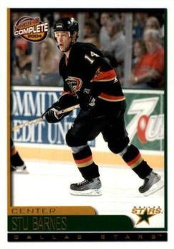 #275 Stu Barnes - Dallas Stars - 2003-04 Pacific Complete Hockey