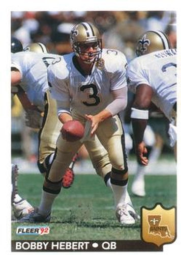#275 Bobby Hebert - New Orleans Saints - 1992 Fleer Football