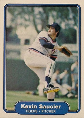 #275 Kevin Saucier - Detroit Tigers - 1982 Fleer Baseball