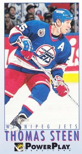 #275 Thomas Steen - Winnipeg Jets - 1993-94 Fleer PowerPlay Hockey