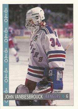 #275 John Vanbiesbrouck - New York Rangers - 1992-93 O-Pee-Chee Hockey