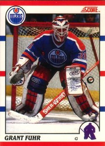#275 Grant Fuhr - Edmonton Oilers - 1990-91 Score Canadian Hockey