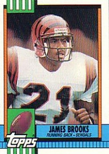 #275 James Brooks - Cincinnati Bengals - 1990 Topps Football