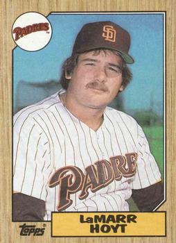 #275 LaMarr Hoyt - San Diego Padres - 1987 Topps Baseball