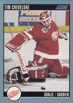 #275 Tim Cheveldae - Detroit Red Wings - 1992-93 Score Canadian Hockey