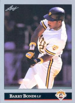 #275 Barry Bonds - Pittsburgh Pirates - 1992 Leaf Baseball
