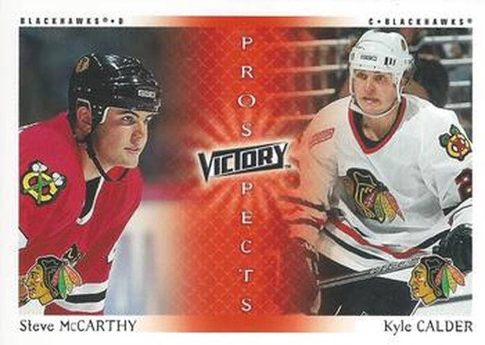 #275 Steve McCarthy / Kyle Calder - Chicago Blackhawks - 2000-01 Upper Deck Victory Hockey