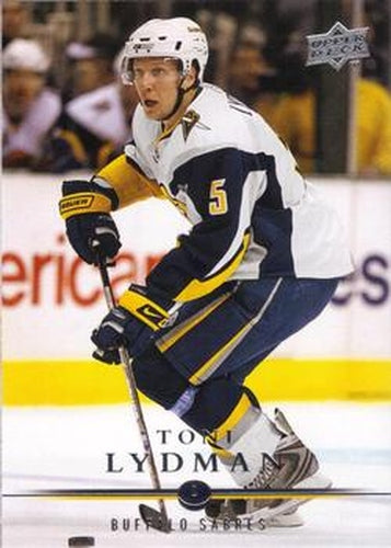 #275 Toni Lydman - Buffalo Sabres - 2008-09 Upper Deck Hockey