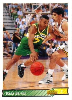 #275 Dana Barros - Seattle SuperSonics - 1992-93 Upper Deck Basketball