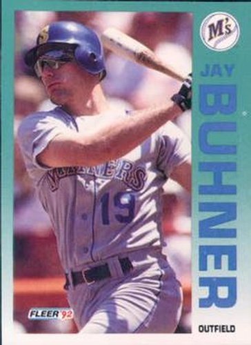 #275 Jay Buhner - Seattle Mariners - 1992 Fleer Baseball