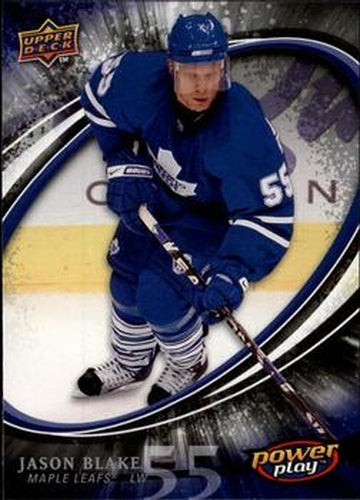 #275 Jason Blake - Toronto Maple Leafs - 2008-09 Upper Deck Power Play Box Set Hockey