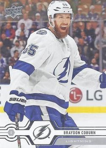 #275 Braydon Coburn - Tampa Bay Lightning - 2019-20 Upper Deck Hockey