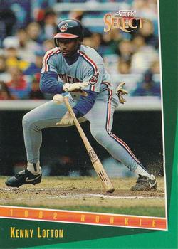 #275 Kenny Lofton - Cleveland Indians - 1993 Select Baseball