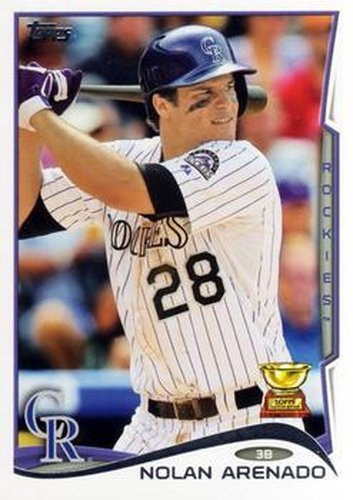 #275a Nolan Arenado - Colorado Rockies - 2014 Topps Baseball