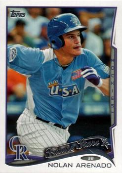 #275b Nolan Arenado - Colorado Rockies - 2014 Topps Baseball