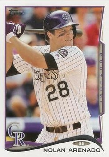 #275c Nolan Arenado - Colorado Rockies - 2014 Topps Baseball