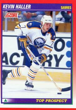 #276 Kevin Haller - Buffalo Sabres - 1991-92 Score Canadian Hockey