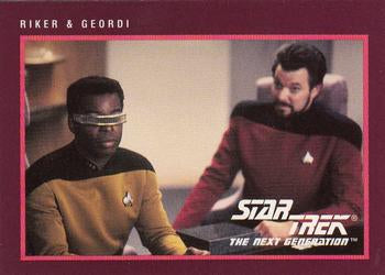 #276 Riker & Geordi - 1991 Impel Star Trek 25th Anniversary