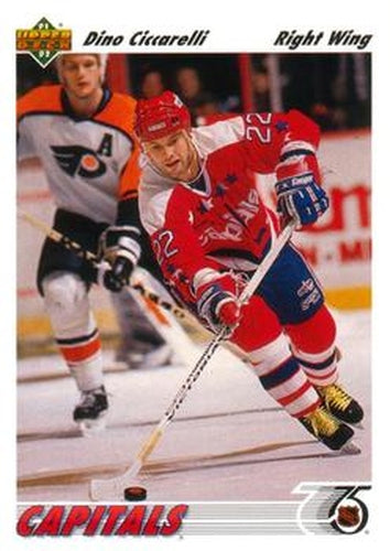 #276 Dino Ciccarelli - Washington Capitals - 1991-92 Upper Deck Hockey