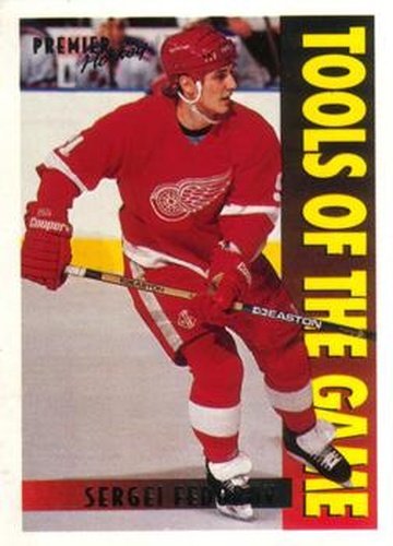#276 Sergei Fedorov - Detroit Red Wings - 1994-95 O-Pee-Chee Premier Hockey